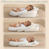 Sweet Sleep™ | Oreiller 3 en 1 pour Bébé - 0 à 1 an