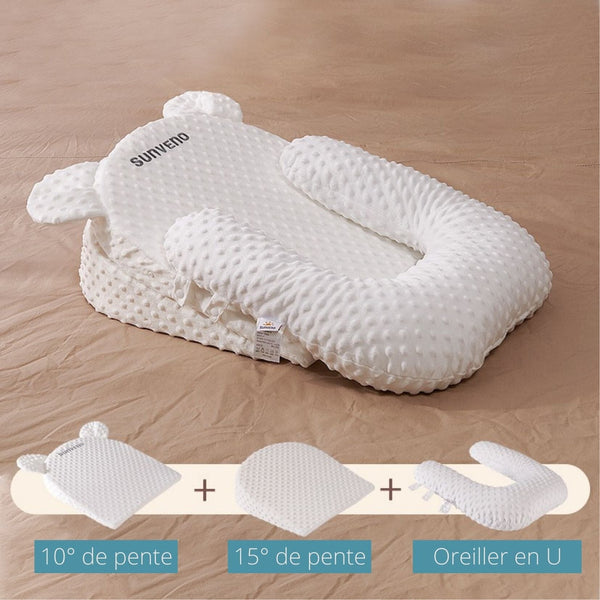 Sweet Sleep™ | Oreiller 3 en 1 pour Bébé - 0 à 1 an